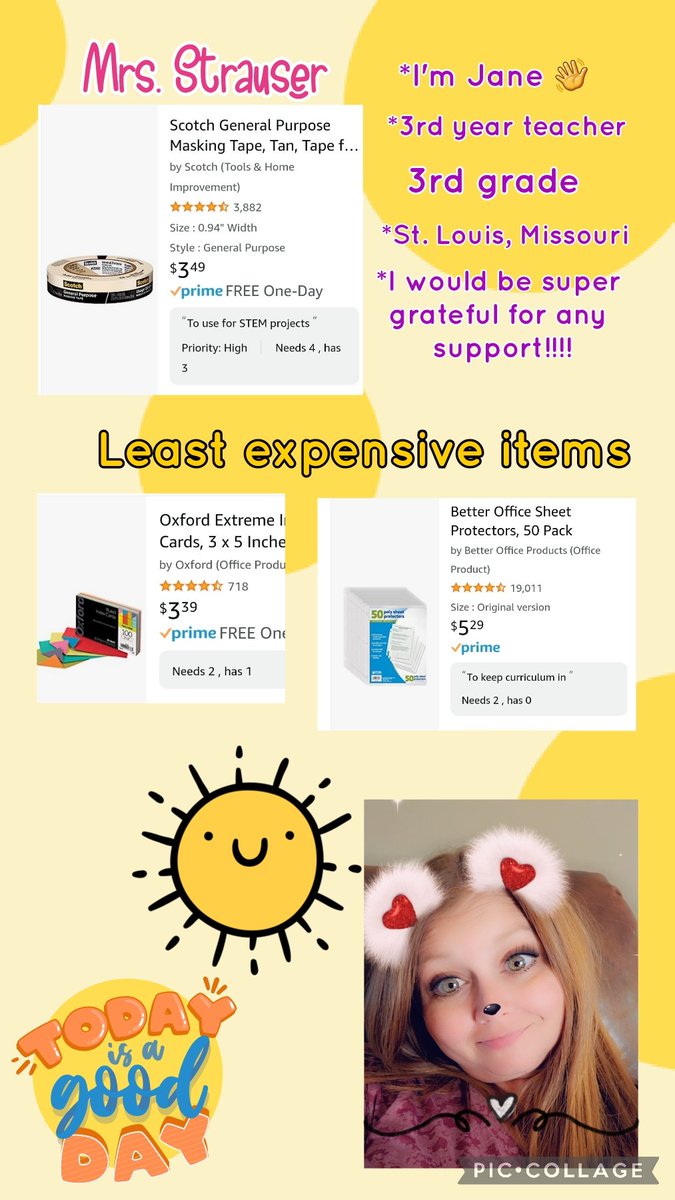 🎉Hello there! 👋 Looking 👀 for generous 💙 donors to help clear my least expensive💸 items today! Can you help #clearthelist
#clearthelist2023 <a href="/amazon/">Amazon</a> 

amazon.com/hz/wishlist/ls…