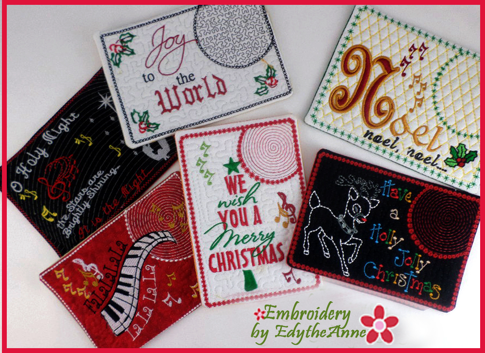 GET YOUR CHRISTMAS IDEAS HERE AND SAVE with Buy One Get Another HALF OFF! 

bit.ly/3XUyHKa

#EmbroiderybyEdytheAnne  #InTheHoopMachineEmbroidery   #MachineEmbroidery  #Quilting #ChristmasGreetingCards #Sale #MugMat #MugRug