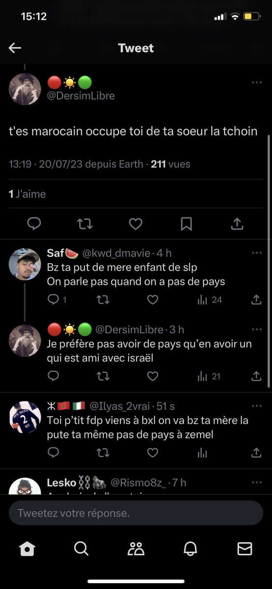 Ilyas_2vrai's tweet image. @DersimLibre 
Les maghrébins qui sont d’accord avec ce que dis cette enfant de pute qui va bien bz smr 
#maroc #mocro