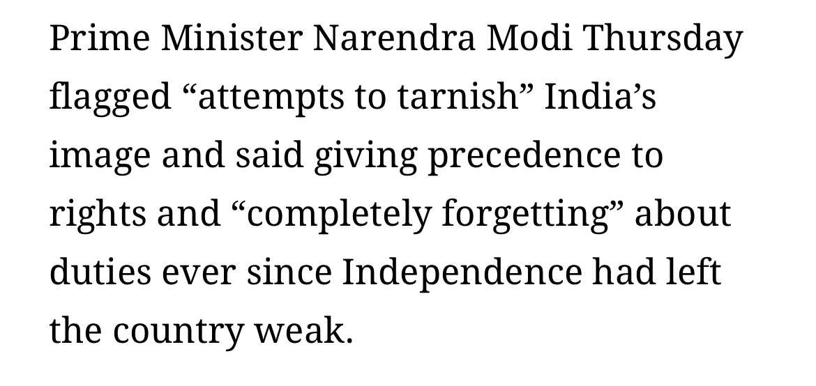 asadowaisi's tweet photo. From @narendramodi to Biren Singh to the lowliest Sanghi, they worry more about state’s or India’s “image” than they worry about Indian lives. They want us to feel guilty for questioning their failures. Their failures bring us a bad name, not our questioning. Human dignity is not bigger than any perceived embarrassment to the emperor