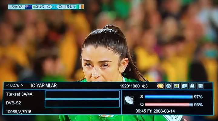 BissPakistan's tweet photo. FIFA WOMEN'S WORLD CUP 2023
.
Turksat 3A/4A @ 42.0ยฐE
Channel Name : IC YAPIMLAR
10968 V 7915
#BissKey : 17 CA C8 A9 2A 85 AD 5C https://t.co/wBlTMRknax
