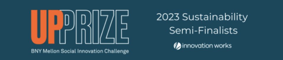 Congratulations to the 2023 @UpPrize Semi-finalists!    

Economic Justice:
<a href="/blk_dymnd/">BLK DYMND Rewards</a>
<a href="/CallyWatts/">Cally Myhrum Watts</a>
<a href="/TalphaHarris/">Talpha Harris</a>

Sustainability:
<a href="/FTFECommunity/">Farm to Flame Energy Inc.</a>
Russell General Contracting   
Testa-Seat    

Racial Equity category:
<a href="/BehaiviorAI/">Behaivior</a>
<a href="/WeDe_Bias/">de-bias</a>
<a href="/korionhealth/">Korion Health</a>