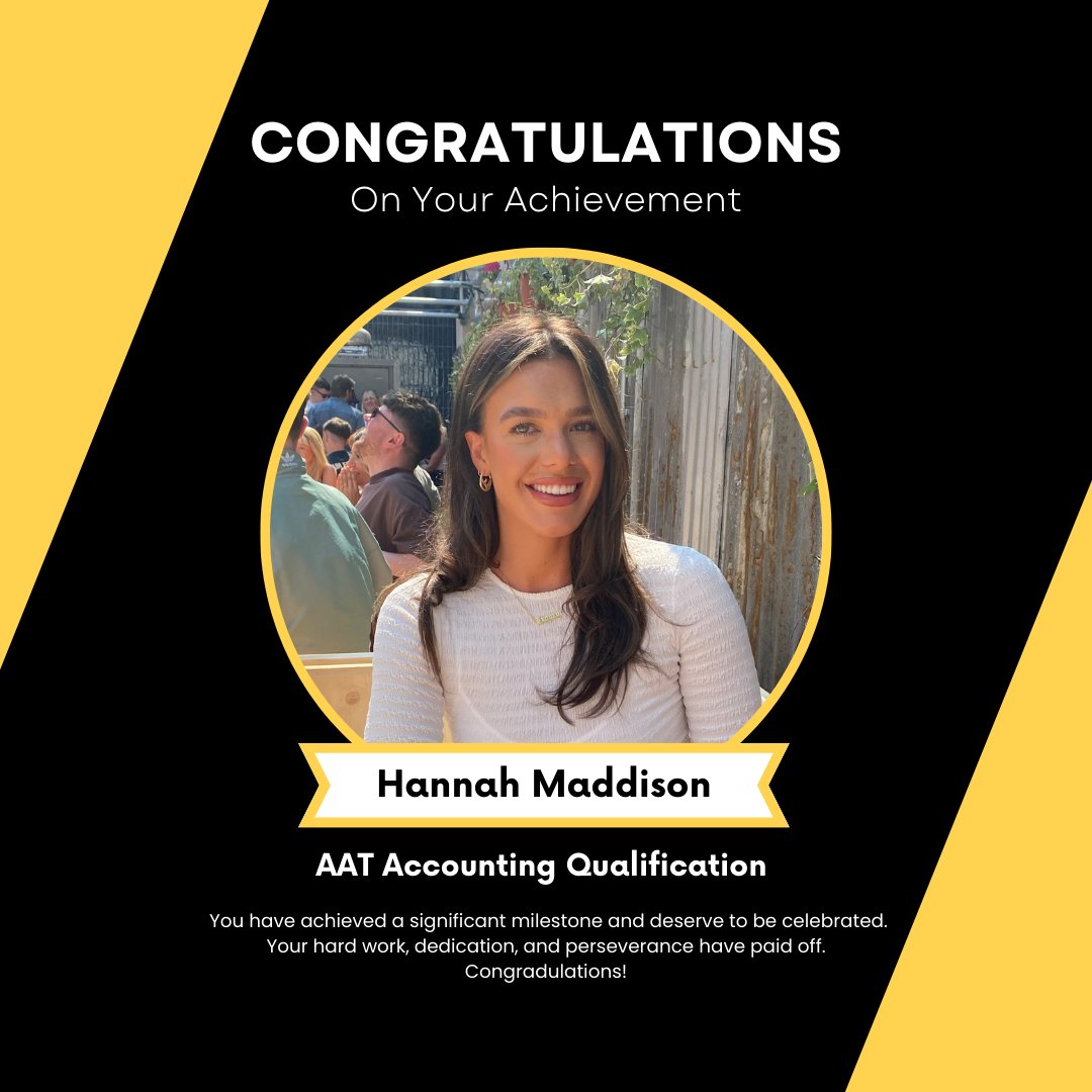 MAC_FoodService's tweet image. We are thrilled to announce that Hannah has passed her AAT Accounting exams with flying colours! Her dedication, hard work, and determination have truly paid off. #Congratulations #ExamSuccess #PersonalGrowth #CareerSuccess #Teamwork #SuccessStory #AAT #AATAccounting #Accounting