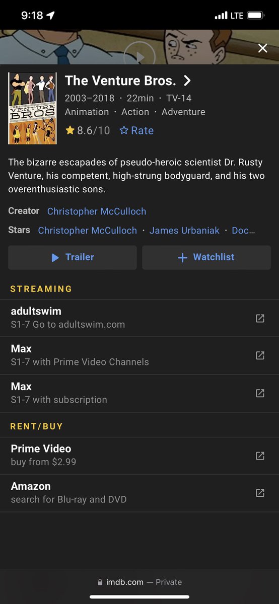 willybobandy's tweet photo. @jacksonpublick @swimpedia Might be fake espically cause it’s no longer HBOMax or different country than USA? https://t.co/vZ56coKZGm
