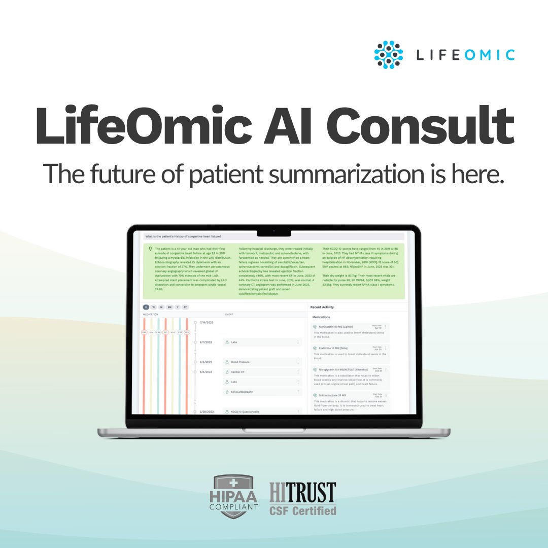 LifeOmic tweet media