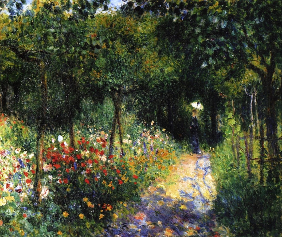Auguste Renoir - Woman at the Garden