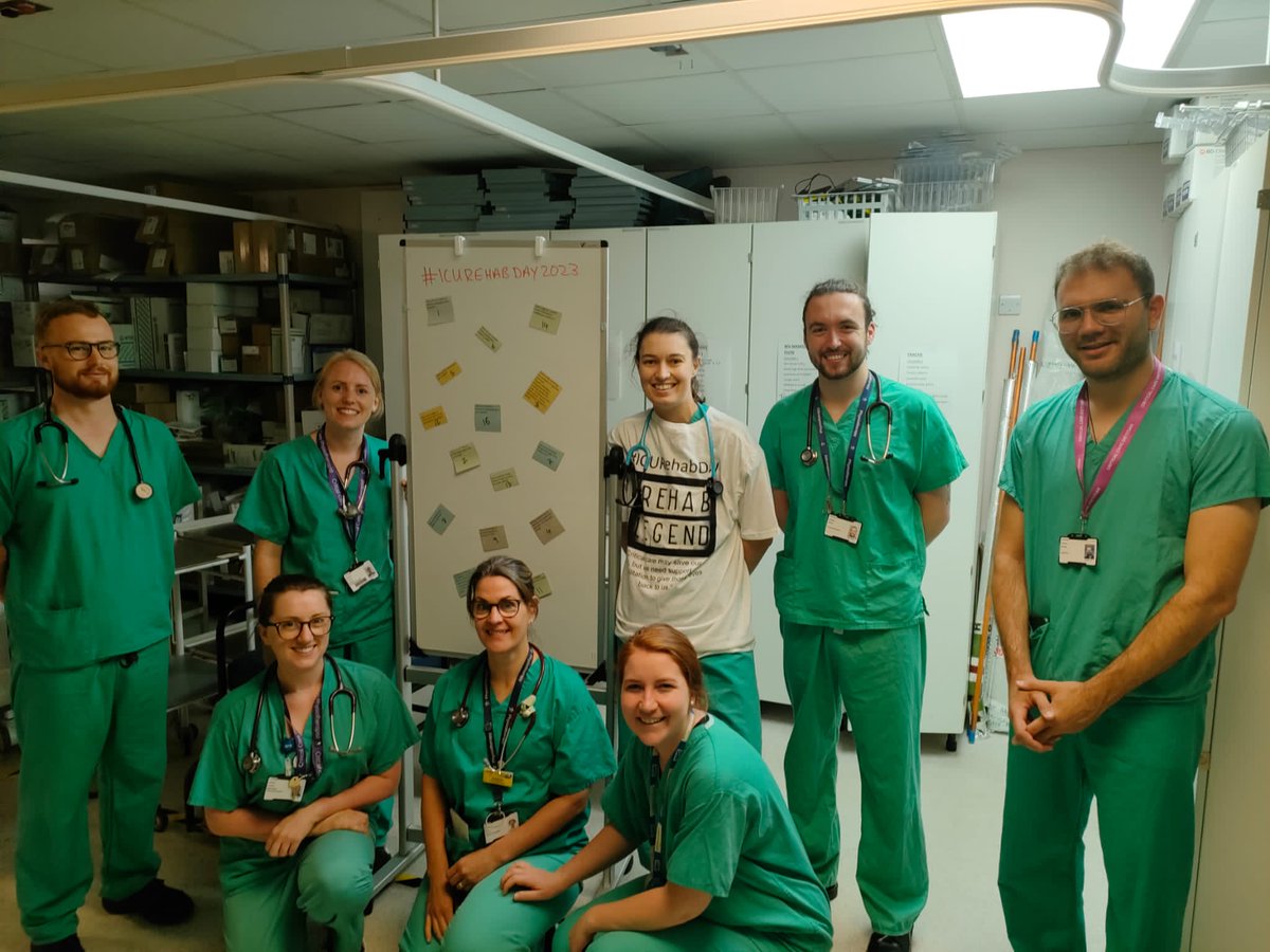 Check out the John Farman ICU and the NCCU MDT celebrating International ICU Rehab day! #rehabiscritical