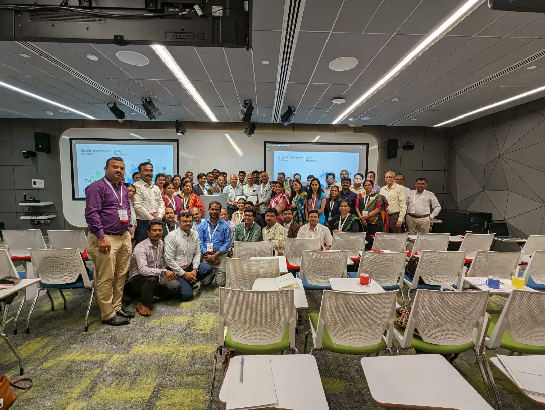 anjumanitm's tweet photo. Prof. Shrishail Bhat, TPO and Dr. J. Anvar Shathik, HoD-CSE participated in Educators Conclave organised by @GoogleDevsIN at @GoogleIndia office at Bengaluru on 18th July 2023.
#googledevelopers #googleaieducators #androideducators https://t.co/UU2QUoi6TN