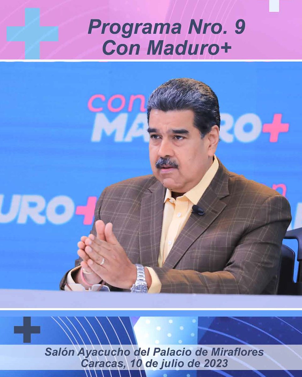 Les comparto el folleto digital de la 9na edición del programa “Con Maduro más", allí encontrarán parte de lo que estamos haciendo por el bienestar de las venezolanas y los venezolanos. Con el trabajo permanente, brindaremos más atención y respuesta inmediata para el Pueblo.