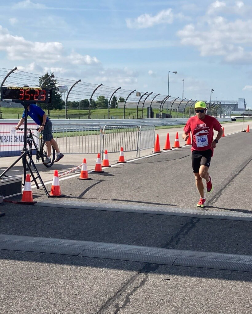 Congratulations to Garrison Carr, @uindy AVP of Marketing on winning the Indianapolis Sports Core 10K#corporatechallenge. #Uindywins #Uindyproud #HigherEd