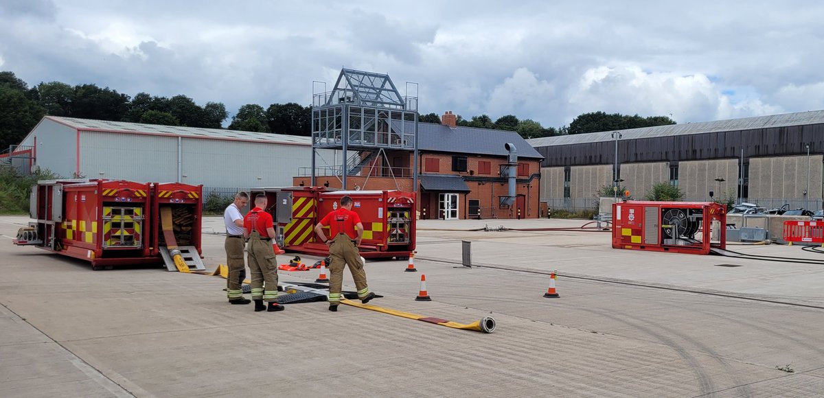 Ade Farmer (@hwfireafarmer) on Twitter photo High Volume Pump familiarisation and water officer training for Charlie Command Group today. Thanks to the team <a href="/HWFireWFhub/">Wyre Forest Fire Station</a> for sharing your expertise. High Volume Pump familiarisation and water officer training for Charlie Command Group today. Thanks to the team <a href="/HWFireWFhub/">Wyre Forest Fire Station</a> for sharing your expertise.