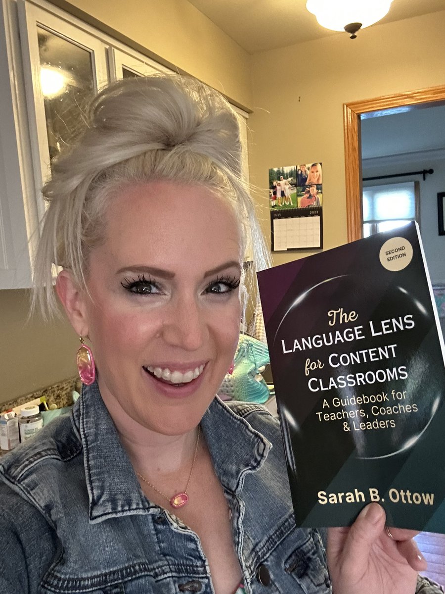 Soooo excited to read the Second Edition of The Language Lens for Content Classrooms by the incredible @SarahOttow!!! Woot woot!!!! 😍💗🙌🏻🎉 Absolutely love her work and passion and brilliance at @ELL_confianza!!! Make sure y’all grab this one!!!