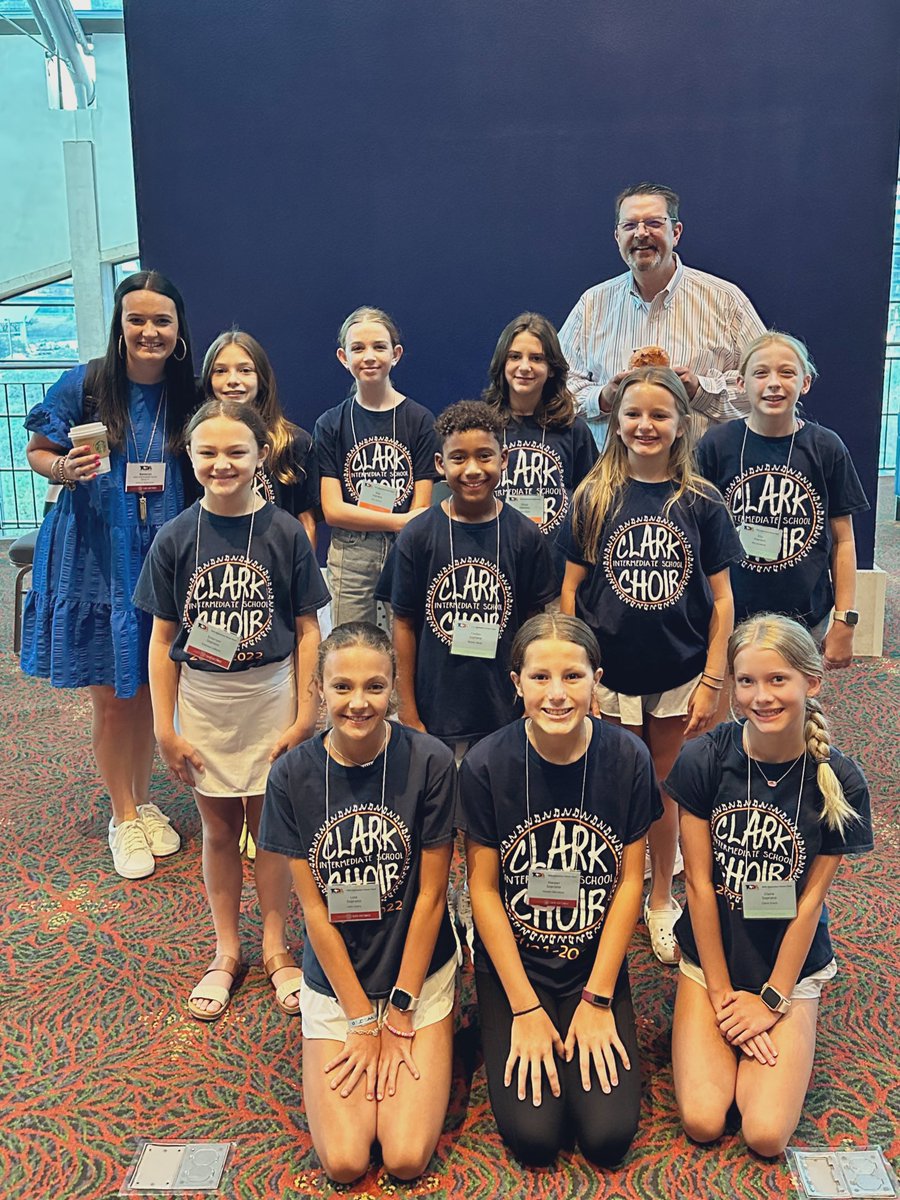 Clark Intermediate Choir, Conroe ISD (@clarkchoircisd) on Twitter photo Representing <a href="/ClarkCISD/">Clark Intermediate, Conroe ISD</a> on Day 2! Ready to sing bright and early this morning! <a href="/ConroeFineArts/">Dr. Robert Horton</a> #clarkconnects #clarkchoir #conroeisd Representing <a href="/ClarkCISD/">Clark Intermediate, Conroe ISD</a> on Day 2! Ready to sing bright and early this morning! <a href="/ConroeFineArts/">Dr. Robert Horton</a> #clarkconnects #clarkchoir #conroeisd