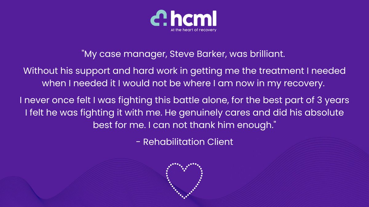 hcml1's tweet photo. Pleased to share another lovely testimonial from one of our clients - a nice way to end the week! Stephen Barker is an occupational therapist by background with over 25 years' of clinical and rehabilitation experience.

#feedbackfriday #TeamHCML #feelgoodfriday https://t.co/qdGniCzm8o