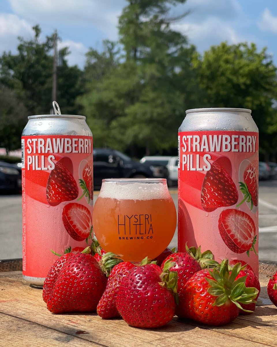 We’re releasing a new Pilsner TODAY!
Introducing 🍓 STRAWBERRY PILLS 🍓