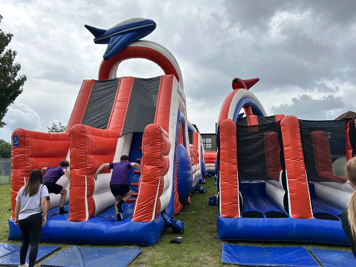 OutwoodFreeston's tweet photo. We’ve had inflatables, retro games, prizes and some ducklings join our last day celebrations! 🎊 

Happy summer holiday everyone, we can’t wait to see you all in September! https://t.co/uEb05tCBpZ