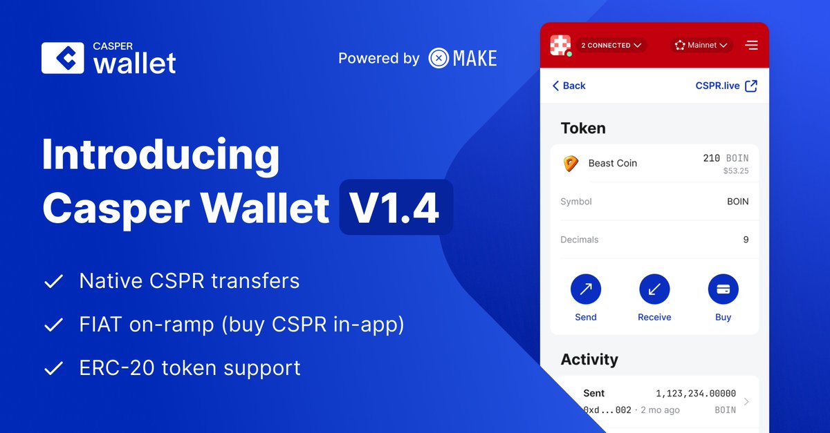 Casper Wallet tweet media