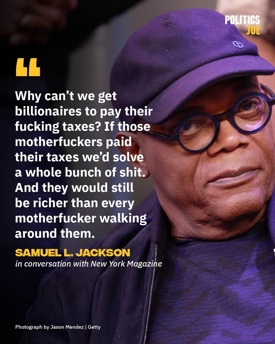 Samuel L. Jackson said eat the rich