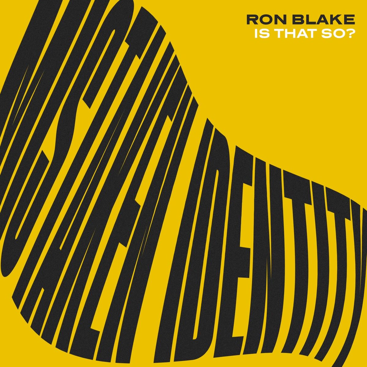 RON BLAKE is one of our GREAT musicians. He is a band leader, a gifted sax-man and flutist, and one of the featured musicians on “Saturday Night Live.” New album, MISTAKEN IDENTITY, coming soon, but his first single from it—“Is that so?”—available NOW on all streaming platforms. https://t.co/zKThuzS5Ww