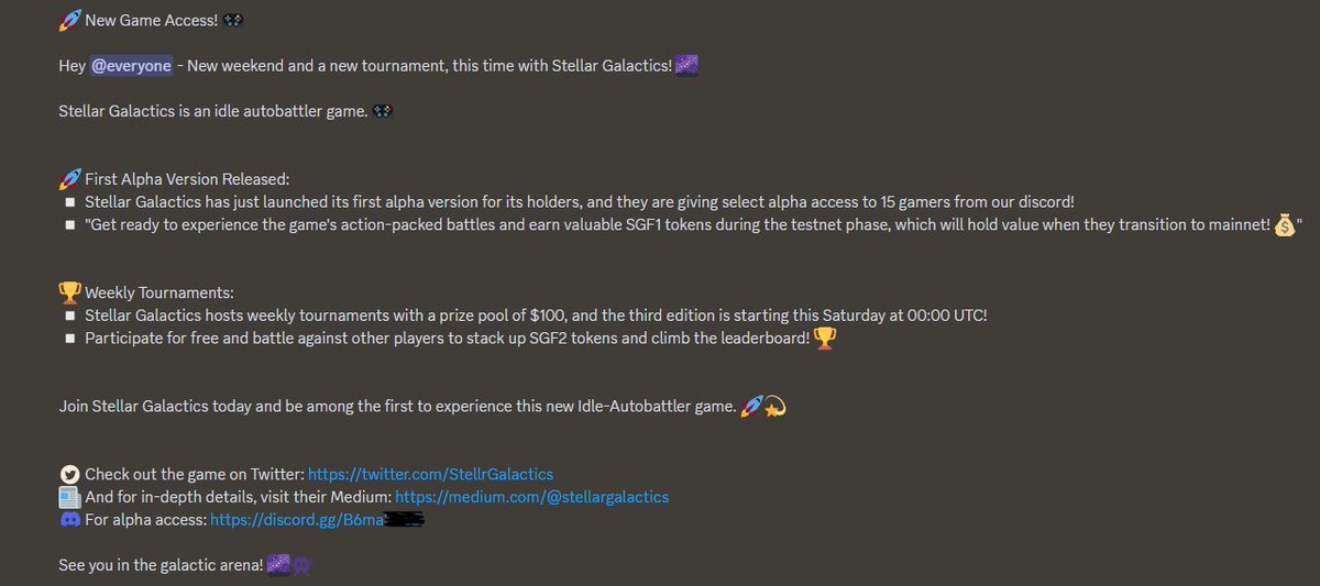 GaspodeWD's tweet photo. Another weekend, and another early access tournament from What's Your Gam3? discord. 

This time - @StellrGalactics - I'll be doing my First Look at the game as part of the tournament.

Join me to see what they have to offer! https://t.co/rXj7WCdWva