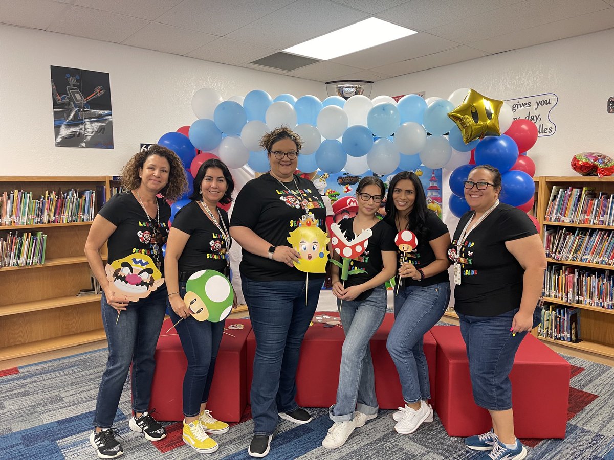 #1 2nd grade team!!! Love our 2nd grade Princess Peaches We are ready to “Level Up” our students.  #ClintISD100 #RSECowboys