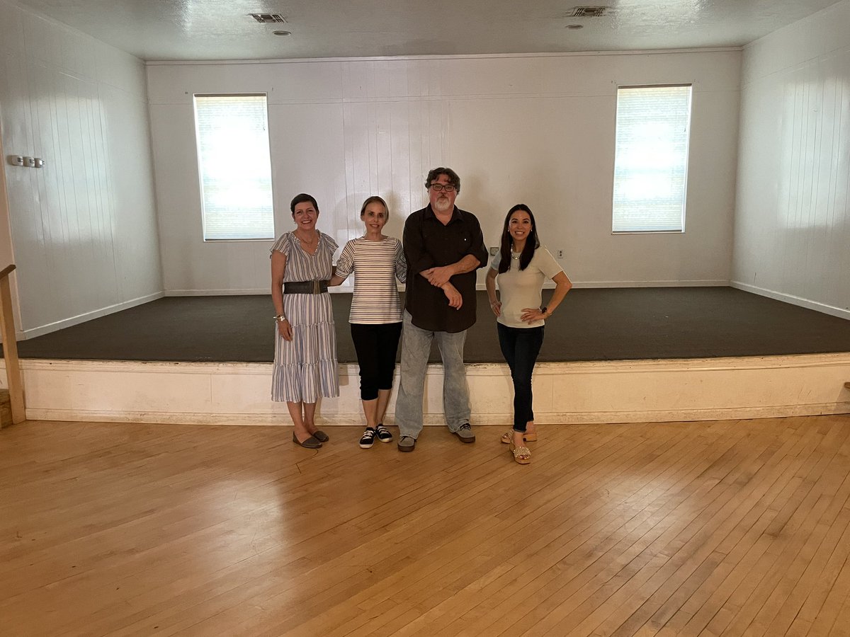 texasdancehall's tweet photo. #flashbackfriday to TDHP staff, along with TDHP board president, Steve Ray, and board  president-elect, Alyson McGee, visiting Bellville, TX! https://t.co/xHO3kjOXM9
