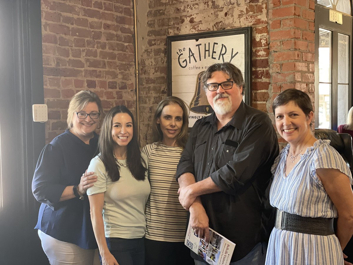 texasdancehall's tweet photo. #flashbackfriday to TDHP staff, along with TDHP board president, Steve Ray, and board  president-elect, Alyson McGee, visiting Bellville, TX! https://t.co/xHO3kjOXM9