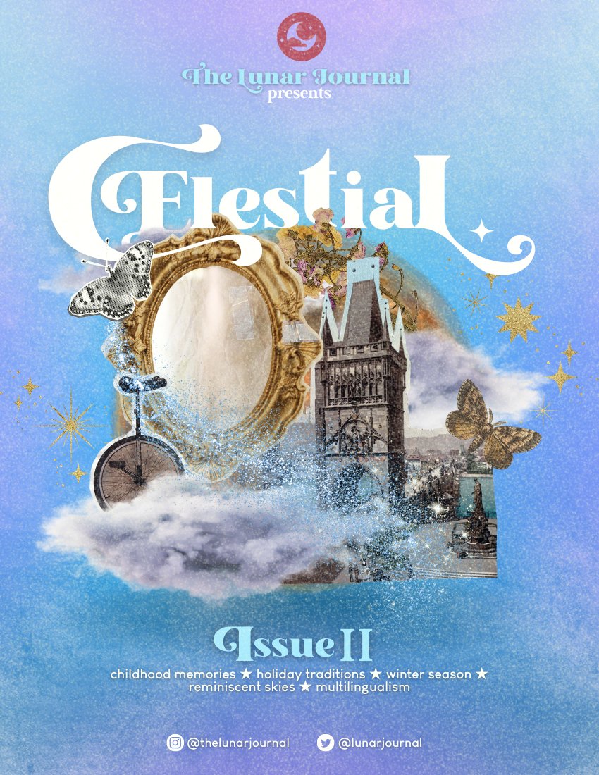 lunarjournal's tweet photo. we are thrilled to announce that ISSUE II: CELESTIAL is now live on our website!! 🏹🌠

check out these 23 enchanting pieces at https://t.co/0DvR3sWpxv https://t.co/KEBePAfPXH