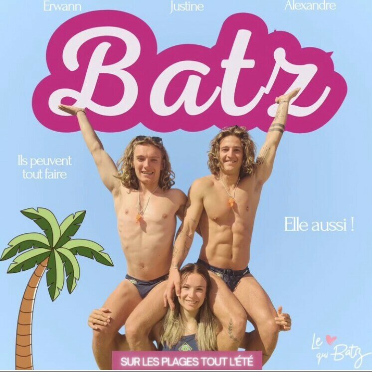 #Batzsurmer frappe fort avec ses affiches de communication saluées par le plus grand nombre 😍 :  les maîtres-nageurs sauveteurs ont pris la pause en s'inspirant du film "Barbie" pour rappeler leur présence sur les plages 🏖️
#loireatlantique #tourisme #nantes