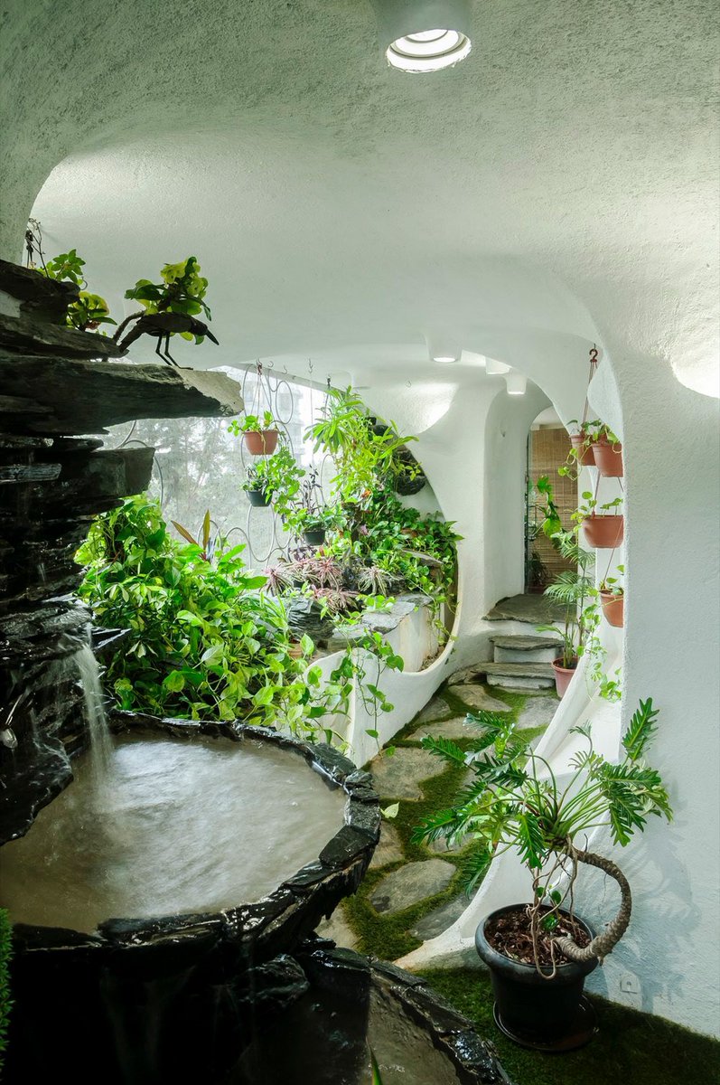 designdocument's tweet photo. Inside the "Garden Room" apartment designed by Nitin Barchha &amp; Disney Davis https://t.co/MgpsTJwv8r