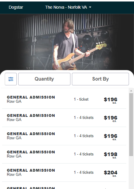 tripdub2's tweet photo. Hey @TheNorVa this is not OK #dogstar #bots @dogstarband not your fault. https://t.co/nh1VQhMWoP
