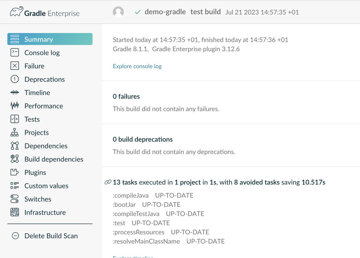 marunix1's tweet image. 🚀 Gradle Build Optimization: Boost your project&apos;s build speed with --scan and --build-cache! 🏎️
#Gradle #BuildOptimization #DeveloperProductivity #SpeedUpBuilds