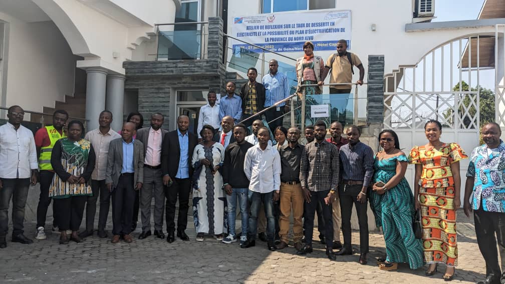 afrewatch's tweet photo. @afrewatch  organise ce 21/07/2023 une réunion de réflexion des parties prenantes du secteur de l'électricité sur les préalables,  barrières et opportunités pour appuyer l'élaboration du plan d’électrification de la Province du Nord-Kivu @PlanRdc @Min_HydroRDC @resourmatters https://t.co/gcaY73zxWg