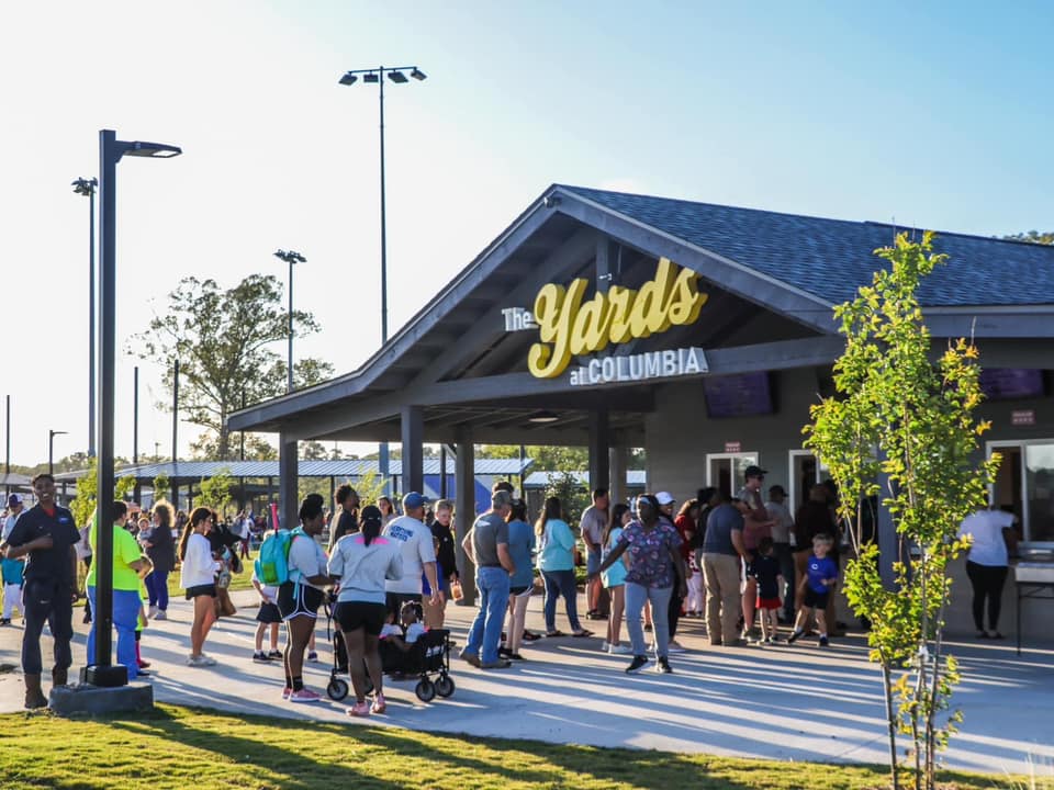 wbaarchitecture's tweet image. #ParkandRecMonth Project Highlight: The Yards at Columbia are comprised of new baseball and softball fields, as well as a central plaza providing space for concessions, restrooms, and much-needed shade for families on game day. #OurCommunityGrows #parksandrec