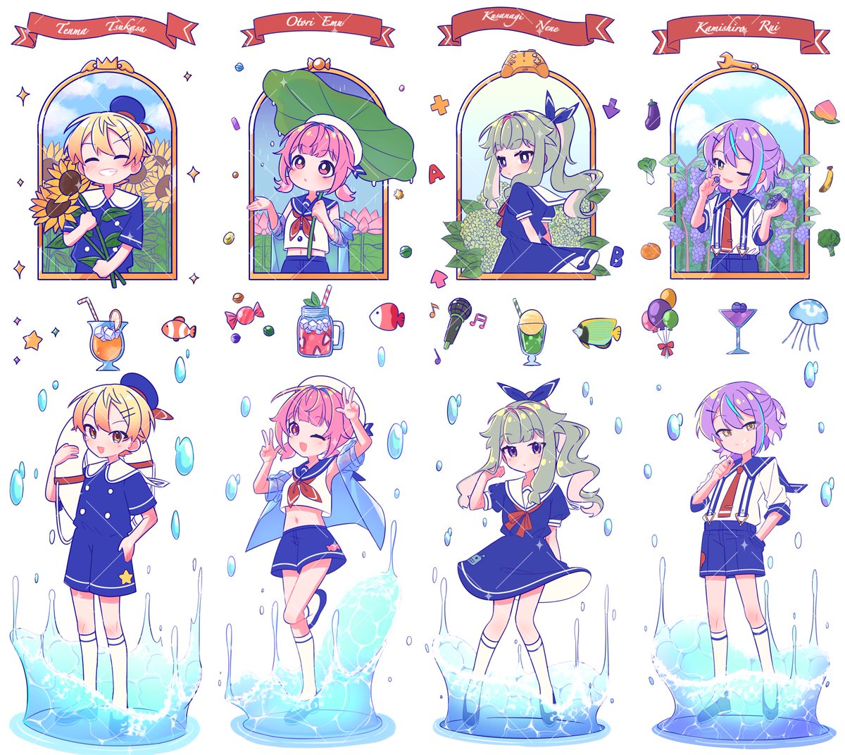 meramin_'s tweet photo. #prsk_FA 
預計CWT64要出的汪達紙膠帶！
攤位是D21/22
留言有印量調查！有想購買的可以幫我填一下😭 https://t.co/ddofcipTjw