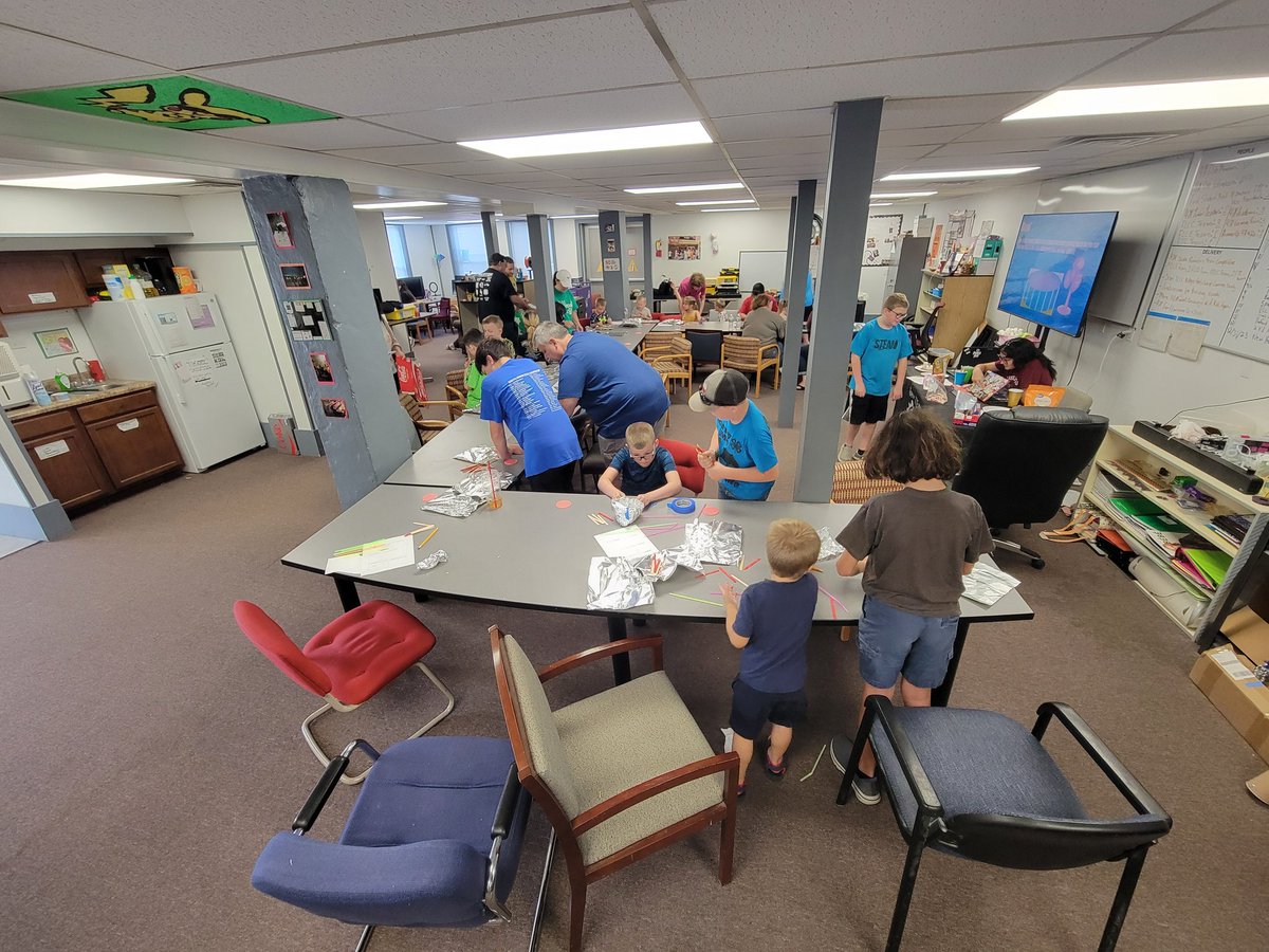 #Fum time at our 1st STEAM Night of 2023! Come see us tomorrow for the last STEAM Night until next year!
#morethanrobots #4HGrowsHere