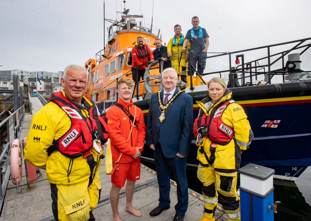 The Mayor is pleased to announce the official launch of a charity partnership with @RNLI To find out more and to donate, visit bit.ly/3Q8KMJW @PortrushRNLI @Redbaycrew @RNLILifeguardNI