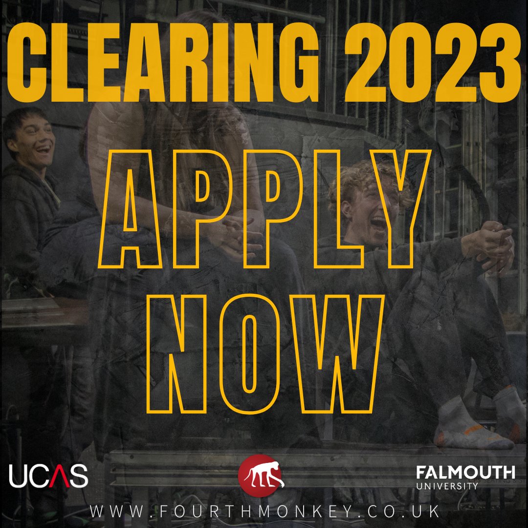 FourthMonkeyTC's tweet photo. You can still audition for a place in September through Clearing 2023.
Our admissions team will guide you through the entire process from application to offer.
Book a call now. #LinkInBio
π
#Clearing #BeBold #BeBoldAndPlay #FourthMonkey #ActorTraining #DramaSchool https://t.co/rVD8hXYuhA