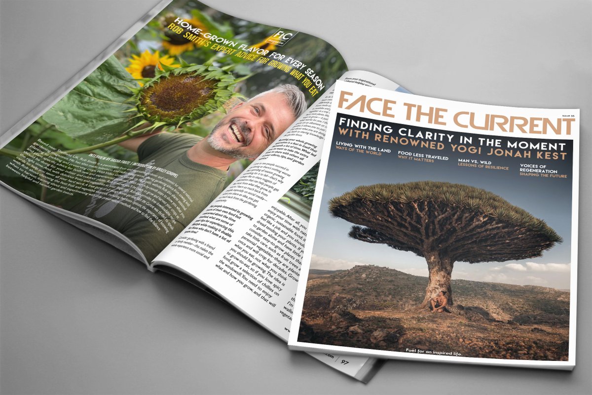 ecofarmfinder's tweet photo. ✨ Issue 35 of Face the Current Magazine is available now! 🌿 You can get this issue and subscribe (free) in our web app for access to future quarterly editions, plus back issues at https://t.co/TCB9QnSw4I.
~
📖 Looking for print? It's available on demand, internationally! https://t.co/2mr9n2zwpV
