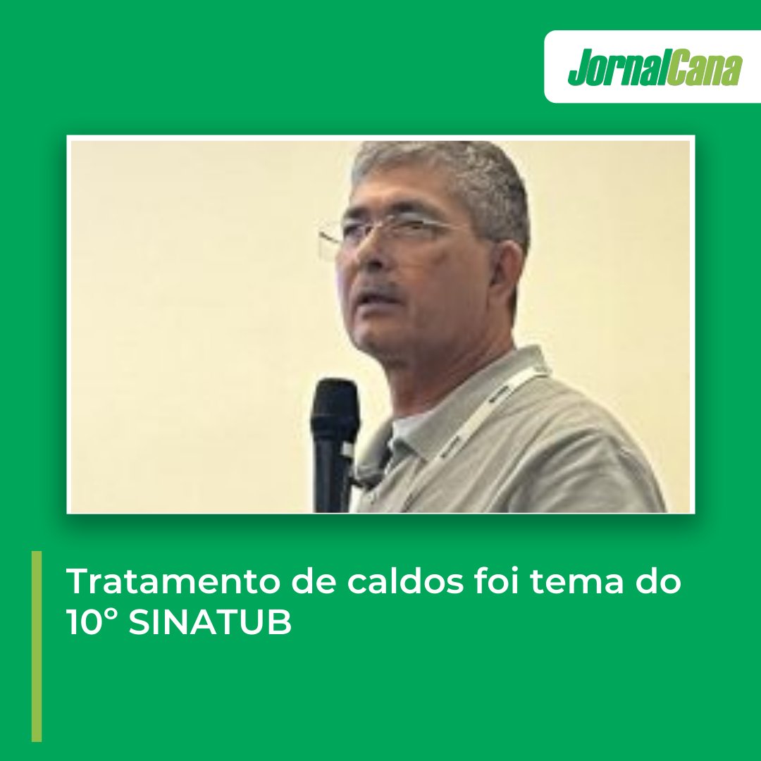 Tratamento de caldos foi tema do 10º SINATUB

👉 mla.bs/20f74a40

#tratamento #jornalcana #cananews #noticiadodia #canadeacucar #procana