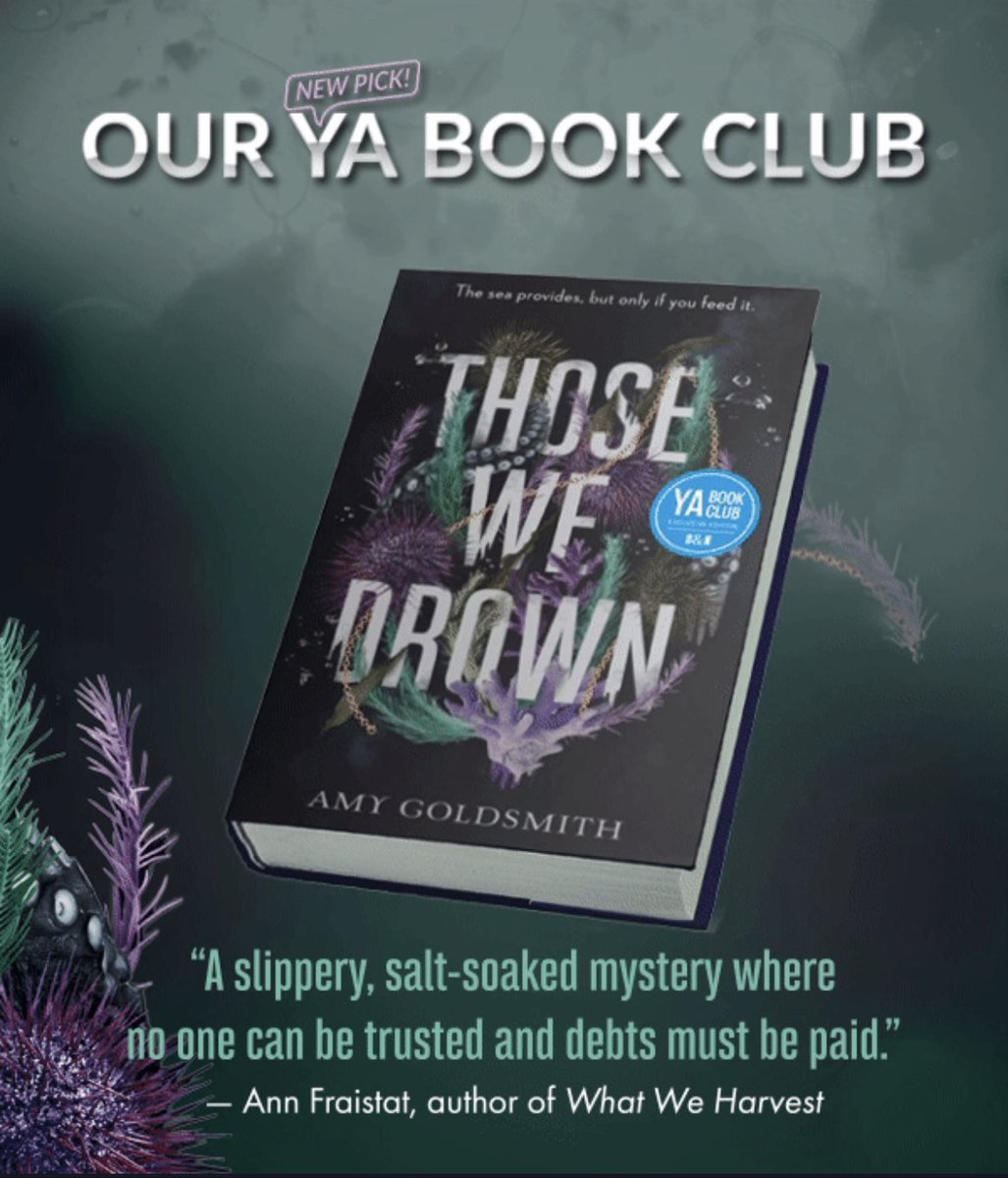 Our July YA Book Club pick, “Those We Drown”, is the perfect blend of mystery and horror, set during a semester-at-sea program!
