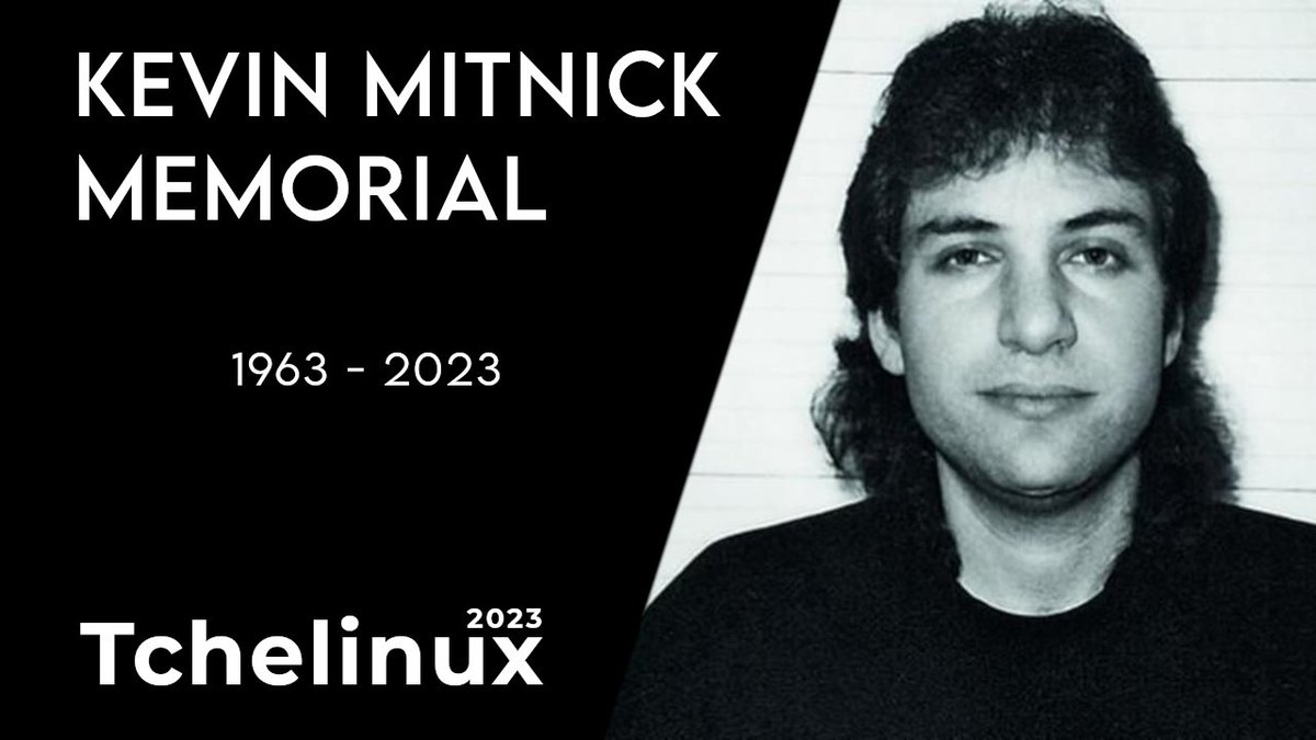 tchelinux's tweet image. Junte-se a nós hoje a partir das 20h para uma live em memória ao Kevin Mitnick (1963-2023), contando sua trajetória e também falando sobre a cultura Hacker. youtube.com/watch?v=1Tl_b3…