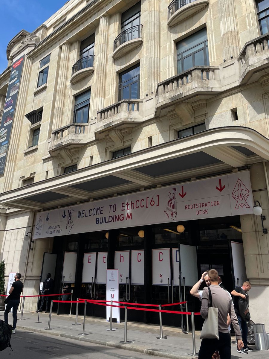 Flambo_xyz's tweet photo. Just finished up a great week at EthCC and its side events, thank you @Ethereum_France for hosting the conference! It was nice to hear about the latest developments in Web3 and continue connecting with others in the community.  

#EthCC https://t.co/kBgqfUsw9l