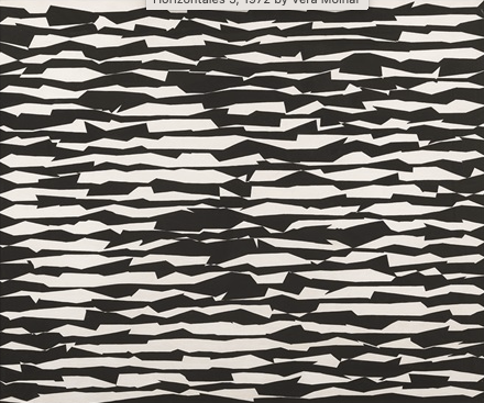 nf_suzanne's tweet photo. The use of computers was frowned upon in the art scene. "Everyone was scandalized, basically, no one looked at what I was doing; it seemed so terrible.” Other artists accused her of “dehumanizing” art. She however continued experimenting with computer art. 

Horizontales 5, 1972 https://t.co/ZhWUtuUmD2