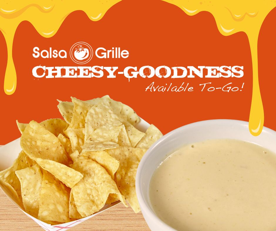 Dive into cheesy bliss with our fresh, made daily queso! Available in 8oz, pint, quart, half gallon, and gallon-sized containers, because we know you'll want more! #SalsaGuacChips #BigFreshFlavors