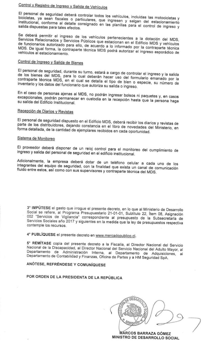 Oportunidad de oro para combatir fake news ministra <a href="/camila_vallejo/">Camila Vallejo Dowling</a>: contrato de seguridad para el MDS fue firmado por 1a vez por el Ministro <a href="/MarcosBarrazaG/">Marcos Barraza</a> (PC, su partido). Cortemos la campaña miserable contra <a href="/KarlaEnAccion/">Karla Rubilar Barahona</a>, a ver cuánto compromiso tenemos con la Verdad