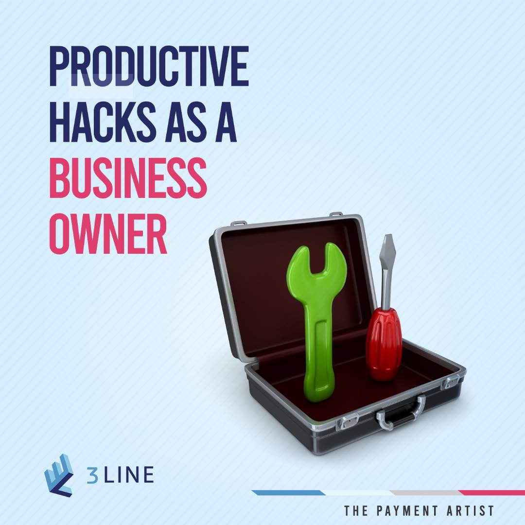 3lineng's tweet photo. As a business owner productivity is one of the key strategies in reaching your business goals and growth. 
Here is a hack to experiment and find the strategies that align with your work style and business needs.

#3line #businessownertips https://t.co/WdvDlDqvF5