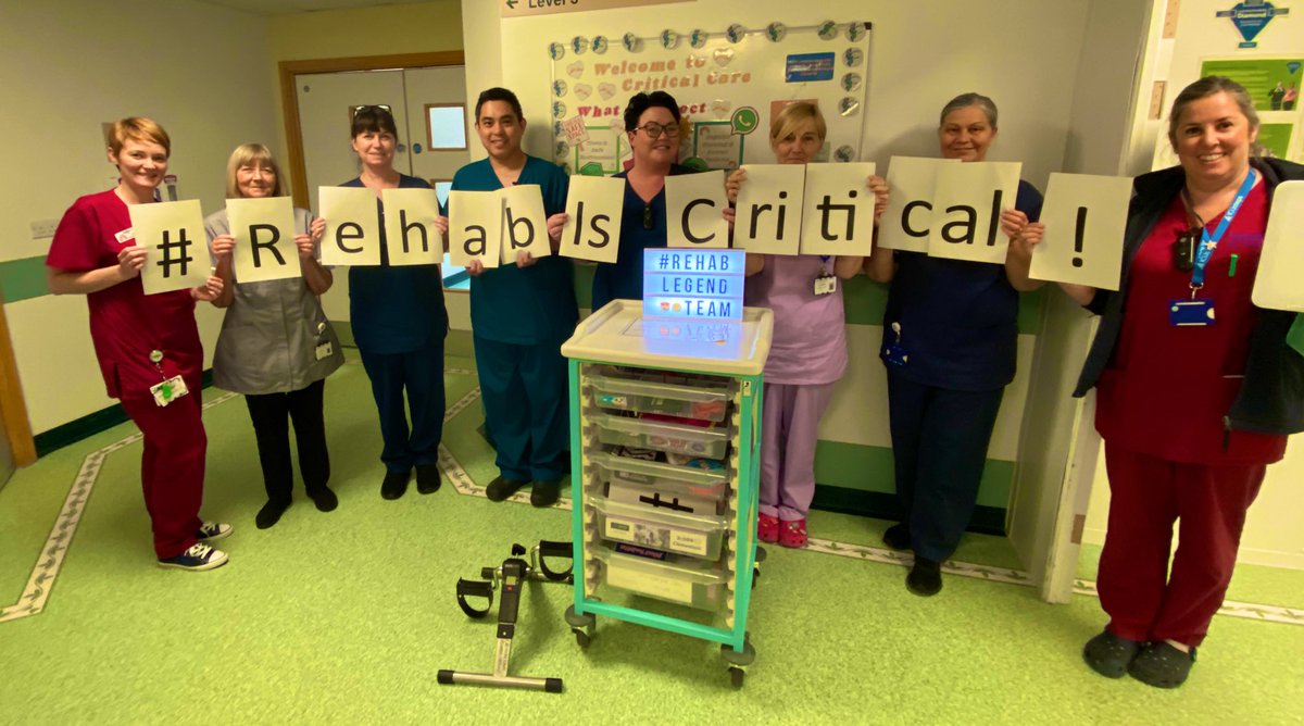 Celebrating #ICURehabDay23 with fabulous critical care colleagues @Gateshead_NHS 

#RehabIsCritical
#RehabLegend
#teamworkmakesthedreamwork