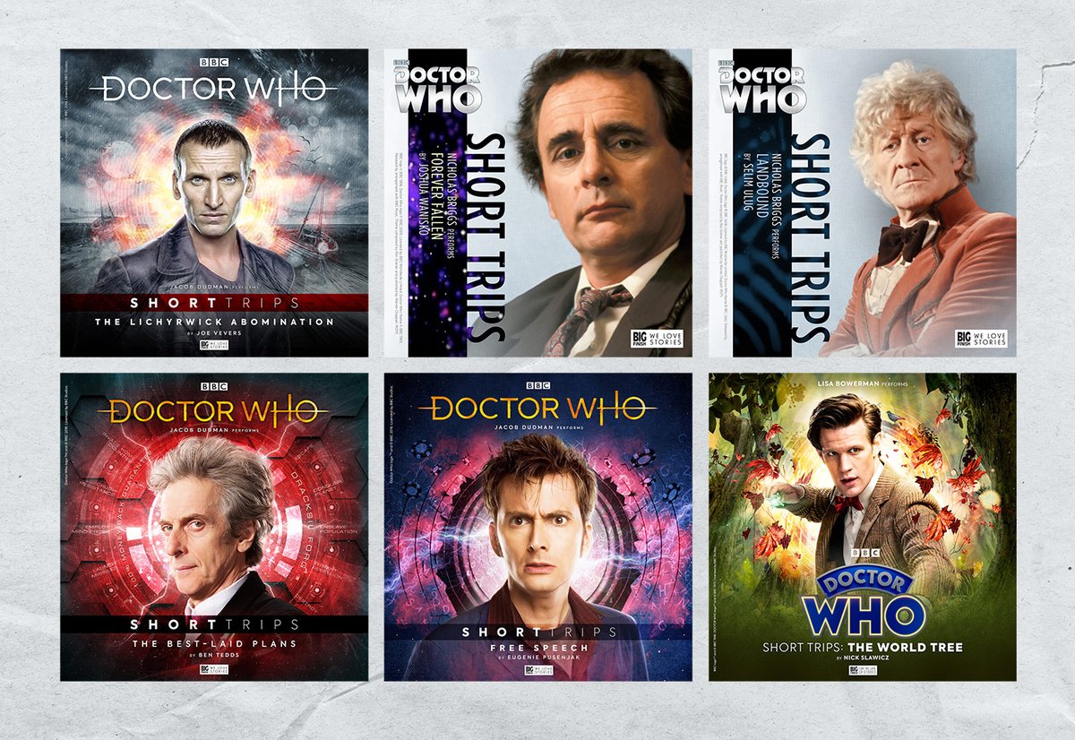 bigfinish's tweet photo. With more than 650 initial entries to the Paul Spragg Memorial Writers' Opportunity, the judges are now whittling down the shortlist. Who will join these previous winners? https://t.co/bjs0AmxOxL https://t.co/cuob7809mS