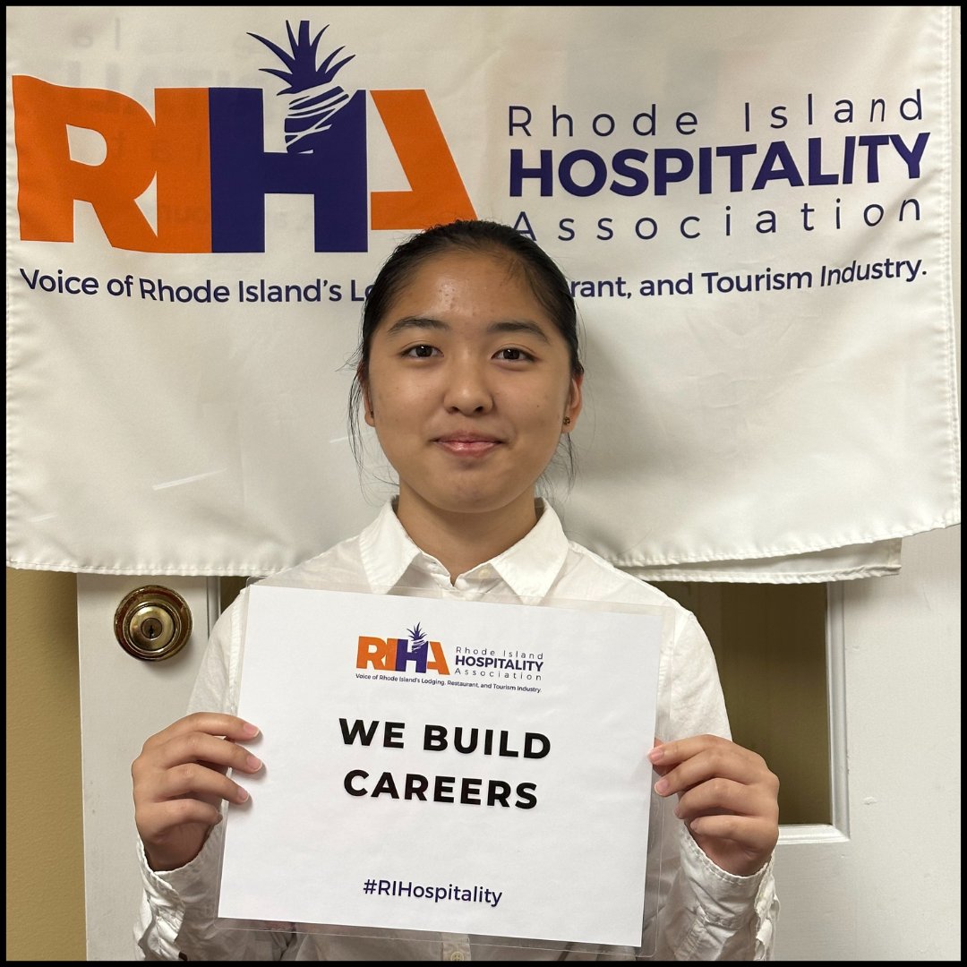 Meet Helen, RIHA's newest RockSTAR Intern! Helen is a rising senior at Classical High School &amp; completing an internship through @prepare_ri. She has already blown us away with her work ethic, initiative, &amp; curiosity! #RIhospitality #RIHAeducates #skillsforri #prepareri